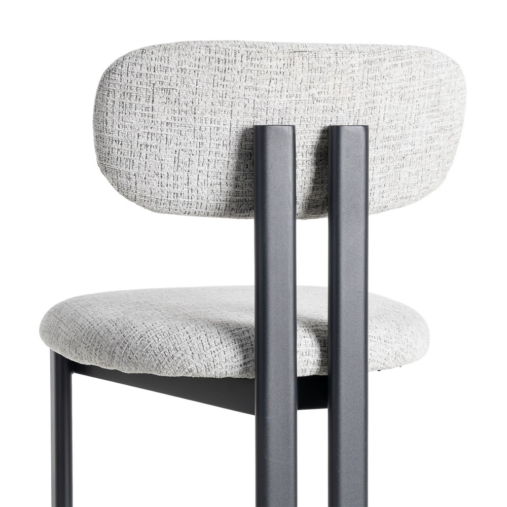 SILLA GRIS TEJIDO-METAL 50 X 47 X 81 CM - Imagen 5