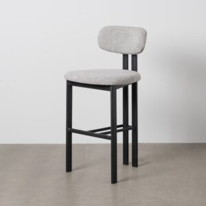 TABURETE 75CM GRIS TEJIDO-METAL 50 X 47 X 109 CM