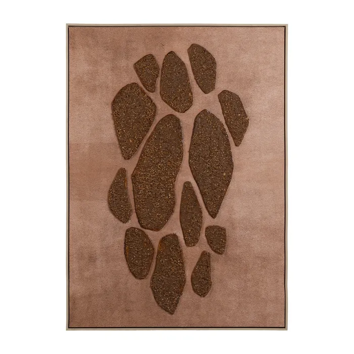 CUADRO TEXTURA LIENZO DECORACIÓN 100 X 140 CM