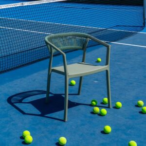 SILLA VERDE POLIPROPILENO 56 X 52 X 76 CM