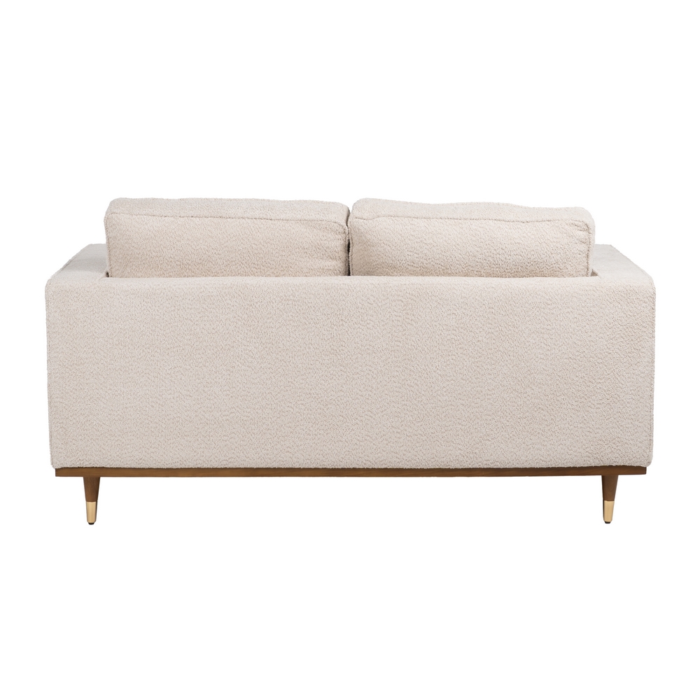 SOFÁ 2 PLAZAS BEIGE TEJIDO-MADERA 172 X 91 X 84 CM - Imagen 3