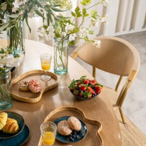 SILLA BEIGE ALUMINIO-TEXTILENO EXTERIOR 57 X 58