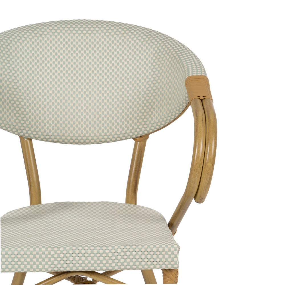 SILLA AGUAMARINA ALUMINIO-TEXTILENO 57 X 58,50 X 82 CM - Imagen 4