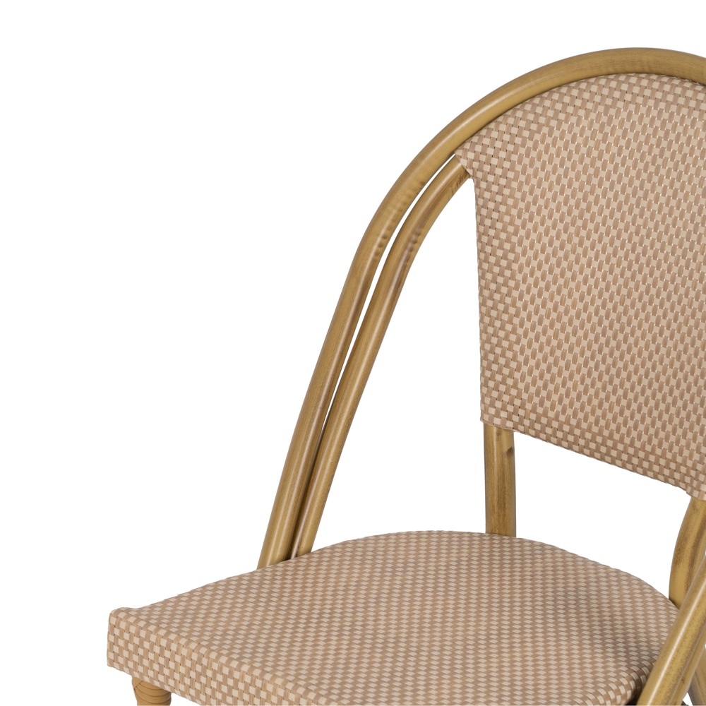 SILLA BEIGE ALUMINIO-TEXTILENO EXTERIOR 50 X 54 X 85 CM - Imagen 5
