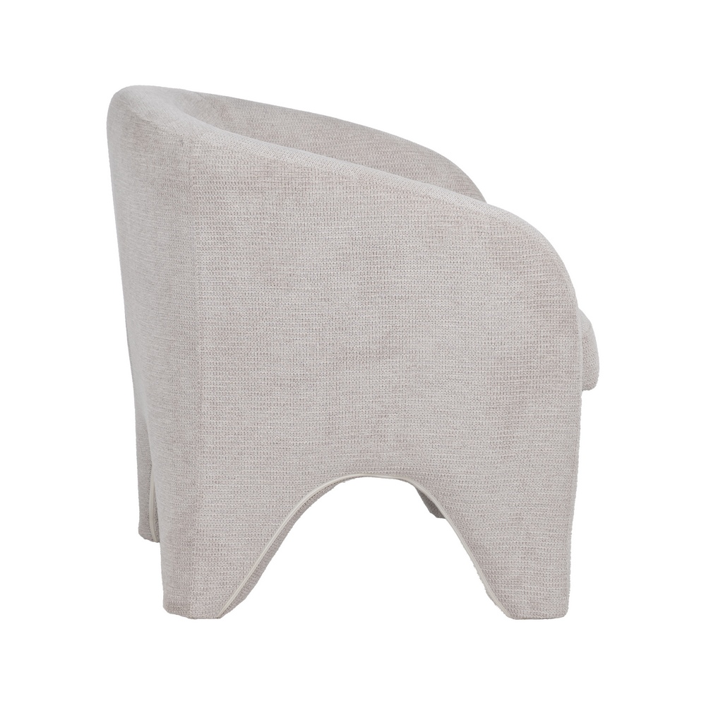 SILLÓN BEIGE TEJIDO SALÓN 74 X 73 X 75 CM - Imagen 2