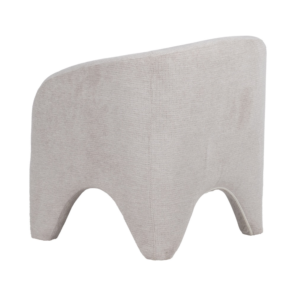 SILLÓN BEIGE TEJIDO SALÓN 74 X 73 X 75 CM - Imagen 3