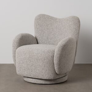 SILLÓN JASPEADO TEJIDO SALÓN 78 X 76 X 80 CM