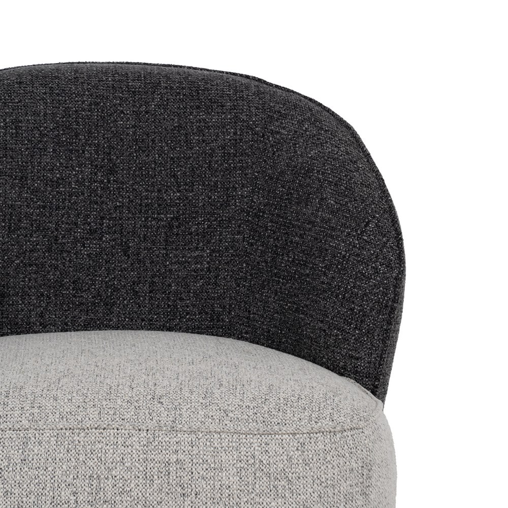 SILLÓN BICOLOR TEJIDO SALÓN 78 X 81 X 74 CM - Imagen 4