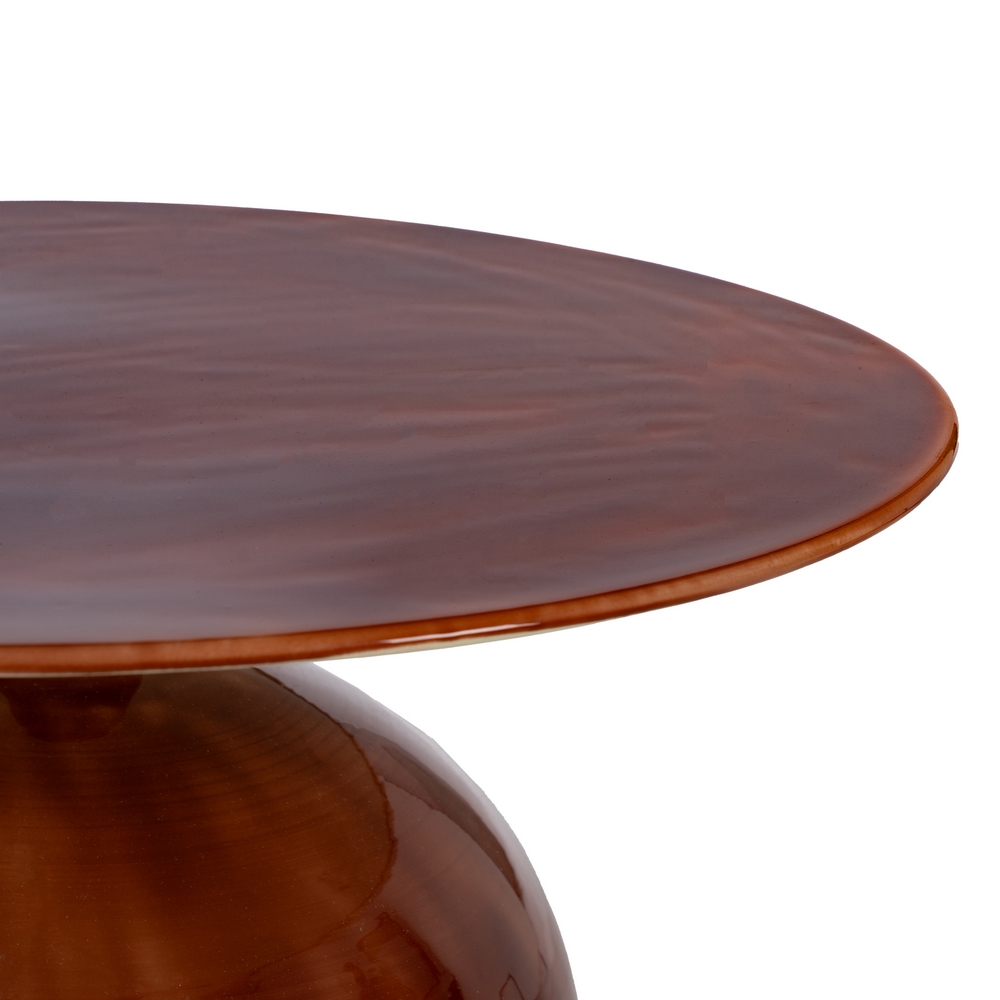 S/2 MESA AUXILIAR METAL SALÓN 50 X 50 X 47 CM - Imagen 4