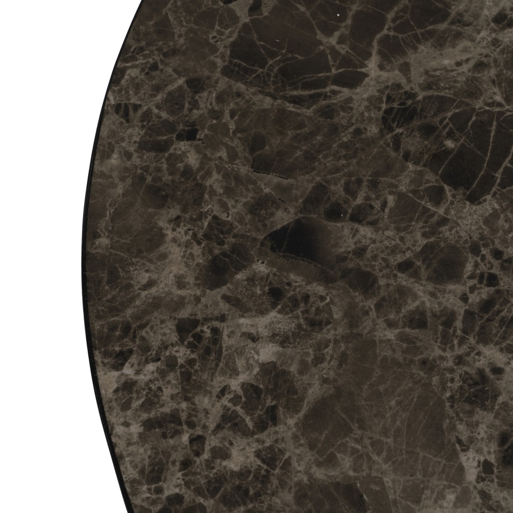 S/2 MESA CENTRO MADERA / CERÁMICA SALÓN 80 X 80 X 34 CM - Imagen 4