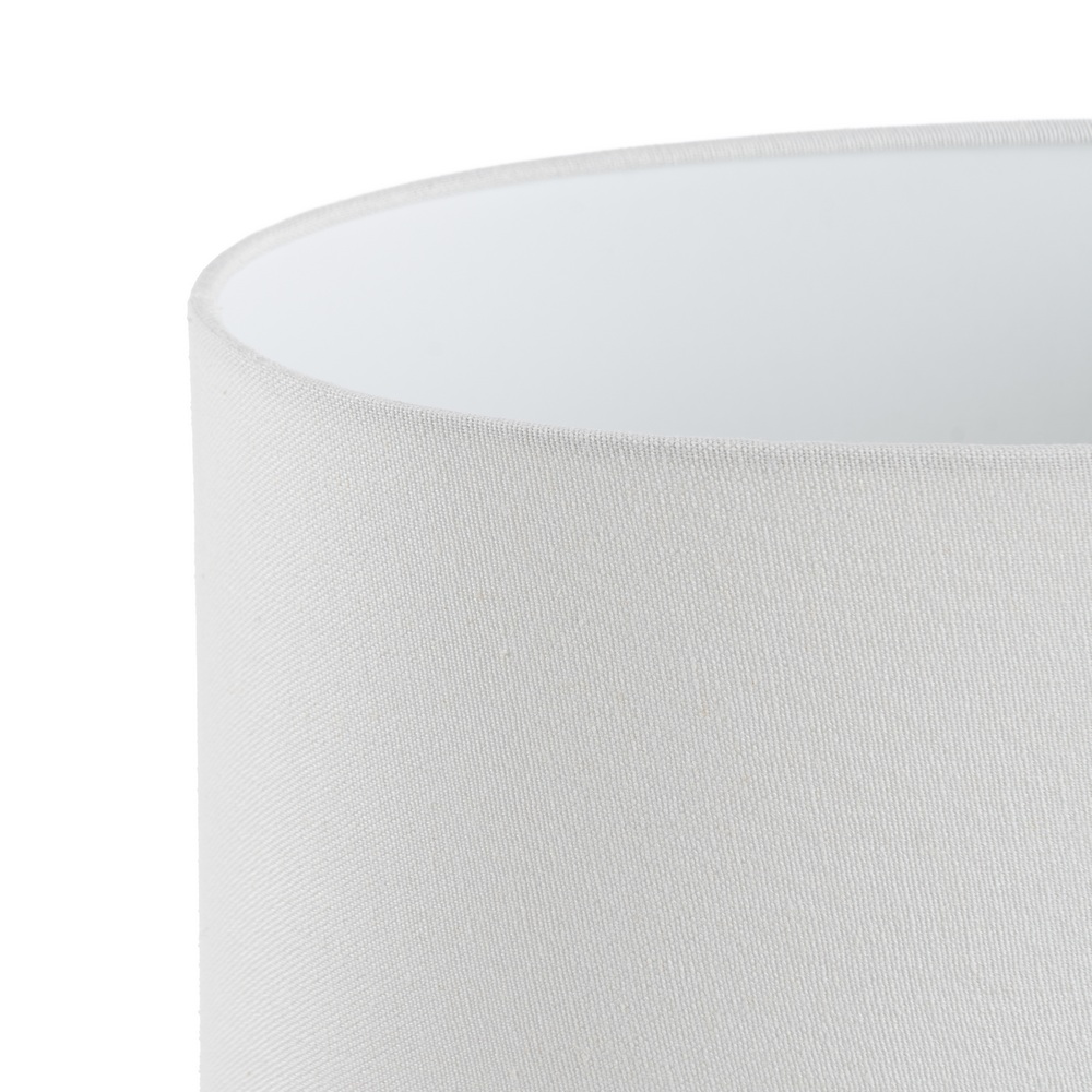 LÁMPARA MESA BEIGE CERÁMICA ILUMINACIÓN 35 X 20 X 45 CM - Imagen 2