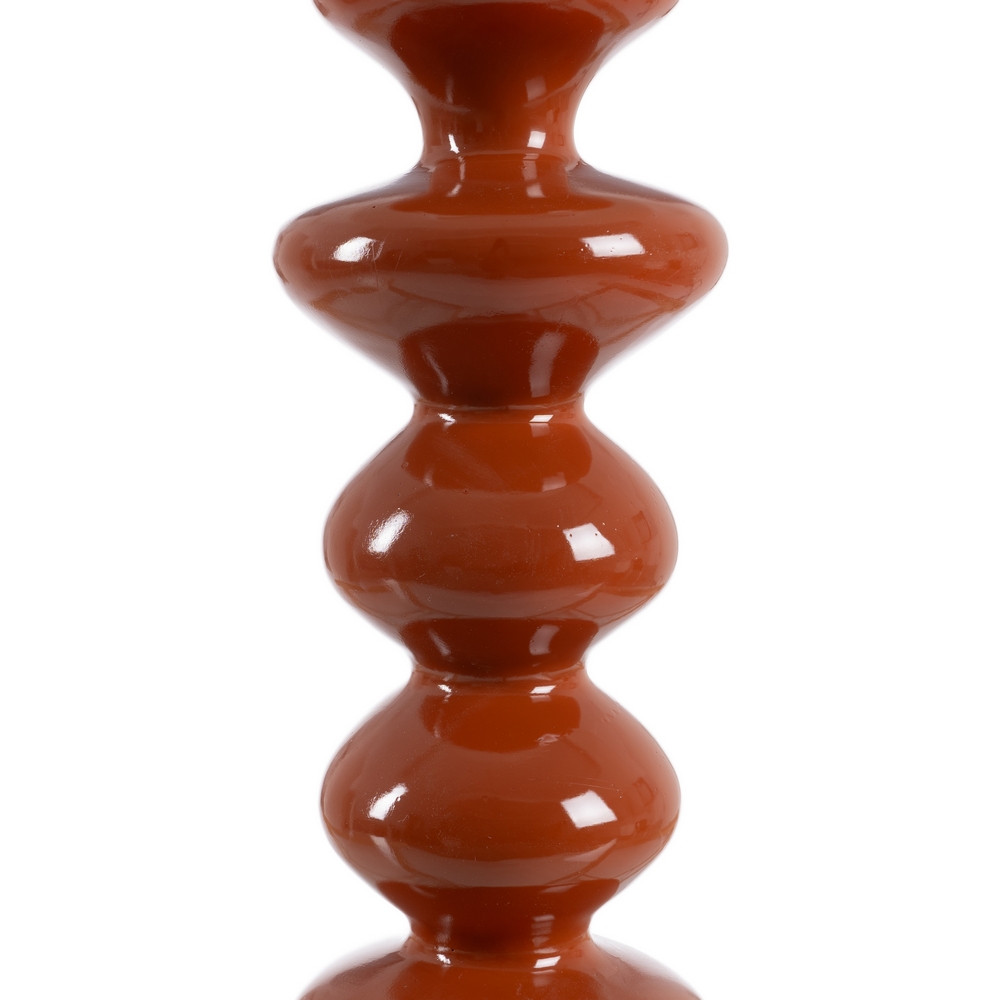 LÁMPARA MESA TERRACOTA RESINA 34 X 34 X 102 CM - Imagen 4