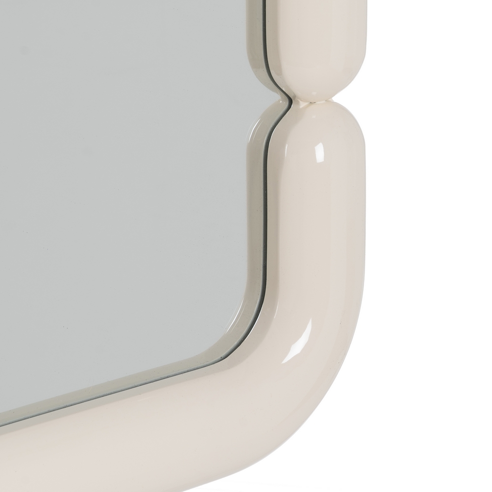 ESPEJO LACADO CREMA DM DECORACIÓN 90 X 4,80 X 90 CM - Imagen 3