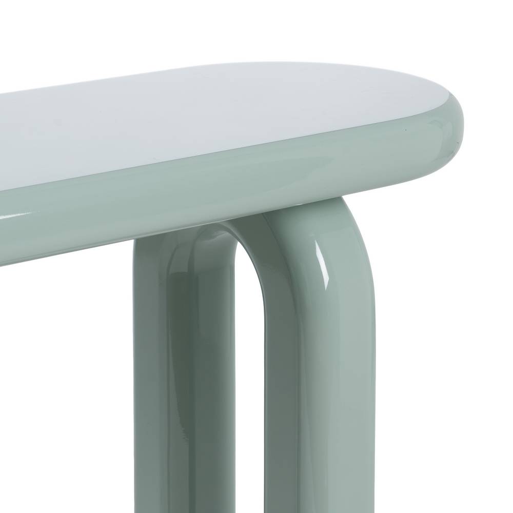 CONSOLA LACADO VERDE DM ENTRADA 120 X 35 X 80 CM - Imagen 4