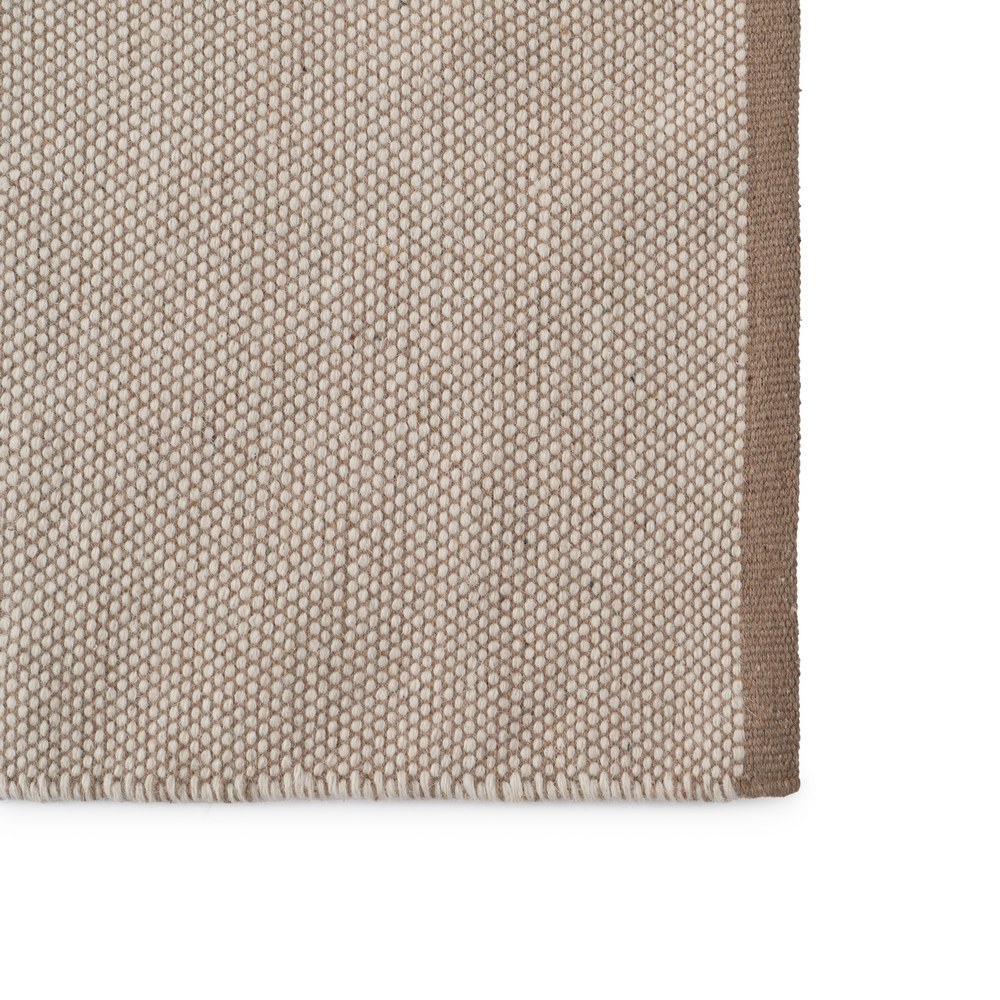 ALFOMBRA BLANCO NATURAL LANA-ALGODÓN 200 X 300 CM - Imagen 3