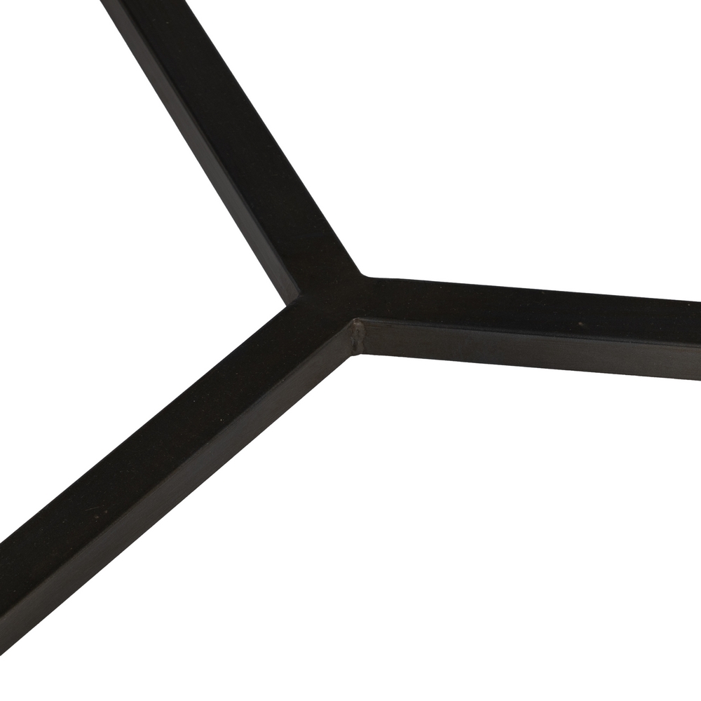 MESA CENTRO NATURAL-NEGRO 100 X 102 X 40 CM - Imagen 5