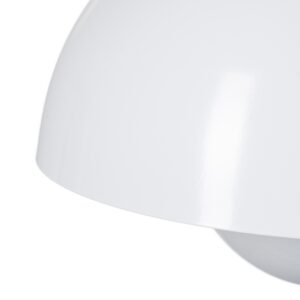 LÁMPARA TECHO BLANCO METAL 30 X 30 X 22 CM