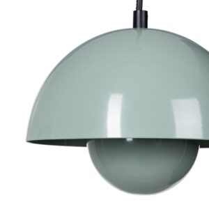 LÁMPARA TECHO VERDE CLARO METAL 20 X 20 X 15 CM