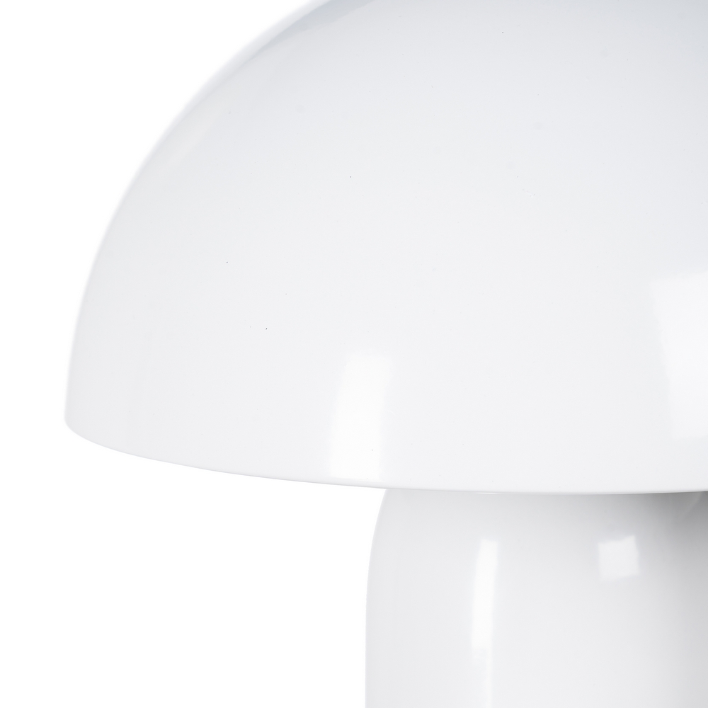 LÁMPARA MESA BLANCO METAL 20 X 20 X 24