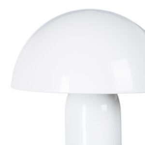 LÁMPARA MESA BLANCO METAL 22 X 22 X 31