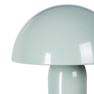 LÁMPARA MESA VERDE CLARO METAL 22 X 22 X 31