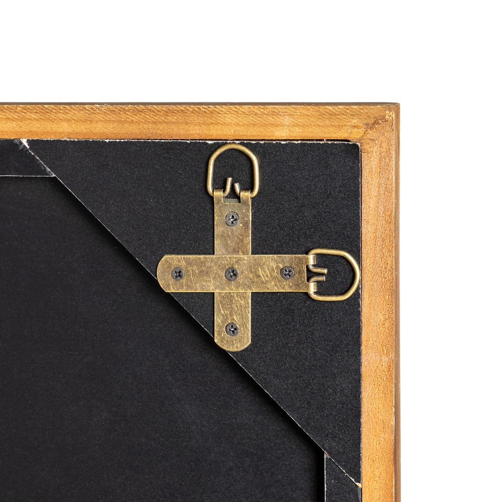 ESPEJO NATURAL MADERA DECORACIÓN 90 X 3 X 120 CM - Imagen 2