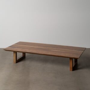 MESA CENTRO MARRÓN MADERA DE ACACIA 150 X 70 X 30 CM