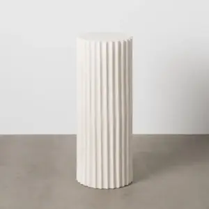 PEANA BLANCO DM DECORACIÓN 30 X 30 X 80 CM
