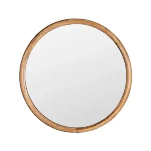 ESPEJO NATURAL MADERA 60 X 3 X 60 CM