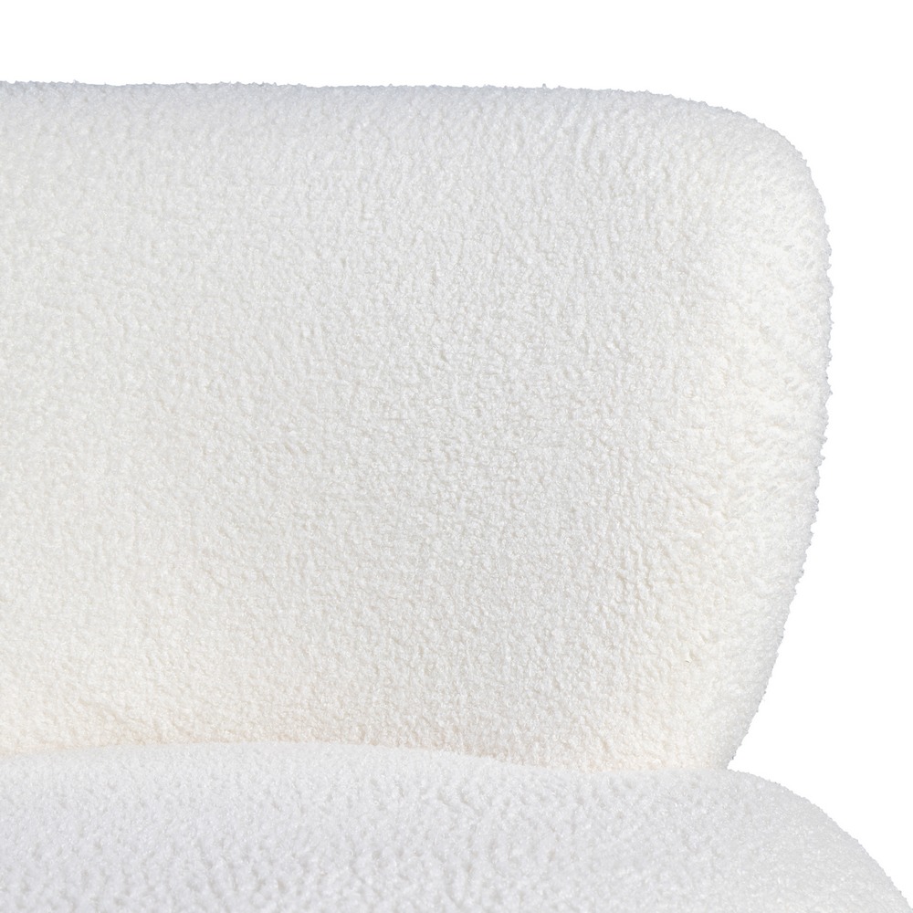 SILLÓN BLANCO-NEGRO TEJIDO-MADERA SALÓN 73 X 75 X 74,50 CM - Imagen 4