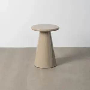 MESITA ALTO BRILLO TAUPE DM 45 X 45 X 60 CM