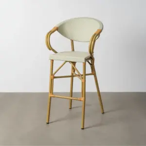 TABURETE AGUAMARINA ALUMINIO-TEXTILENO 57 X 62 X 111 CM