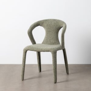 SILLA JASPEADO VERDE TEJIDO SALÓN 52