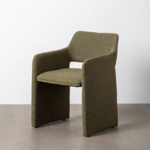 SILLA ESPIGA VERDE TEJIDO SALÓN 58 X 62