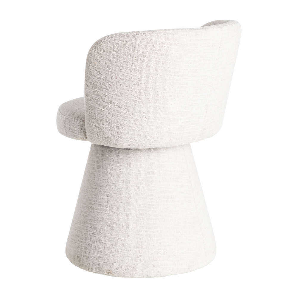 SILLA CREMA DM-TEJIDO SALÓN 55 X 50 X 77 CM - Imagen 4