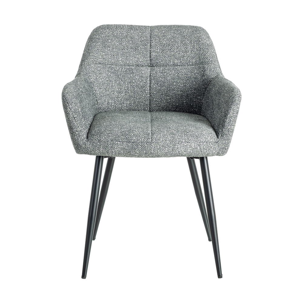 SILLA JASPEADO VERDE TEJIDO-METAL 59 X 54 X 81 CM - Imagen 2