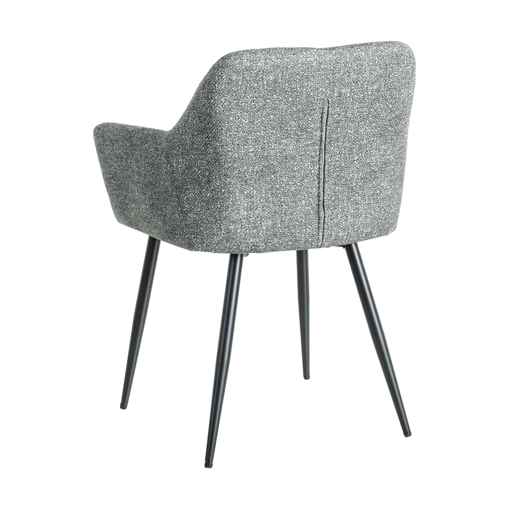 SILLA JASPEADO VERDE TEJIDO-METAL 59 X 54 X 81 CM - Imagen 4