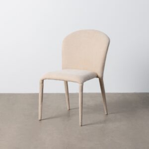 SILLA GRIS TEJIDO SALÓN 50 X 61 X 82 CM