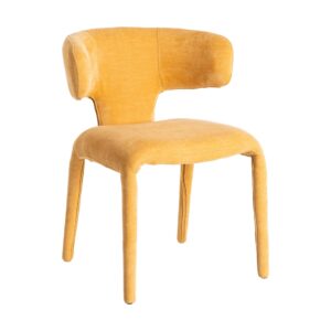 SILLA MOSTAZA TEJIDO 58 X 55 X 76 CM