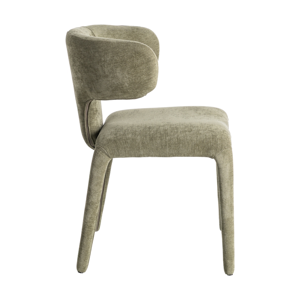 SILLA VERDE TEJIDO 58 X 55 X 76 CM - Imagen 3