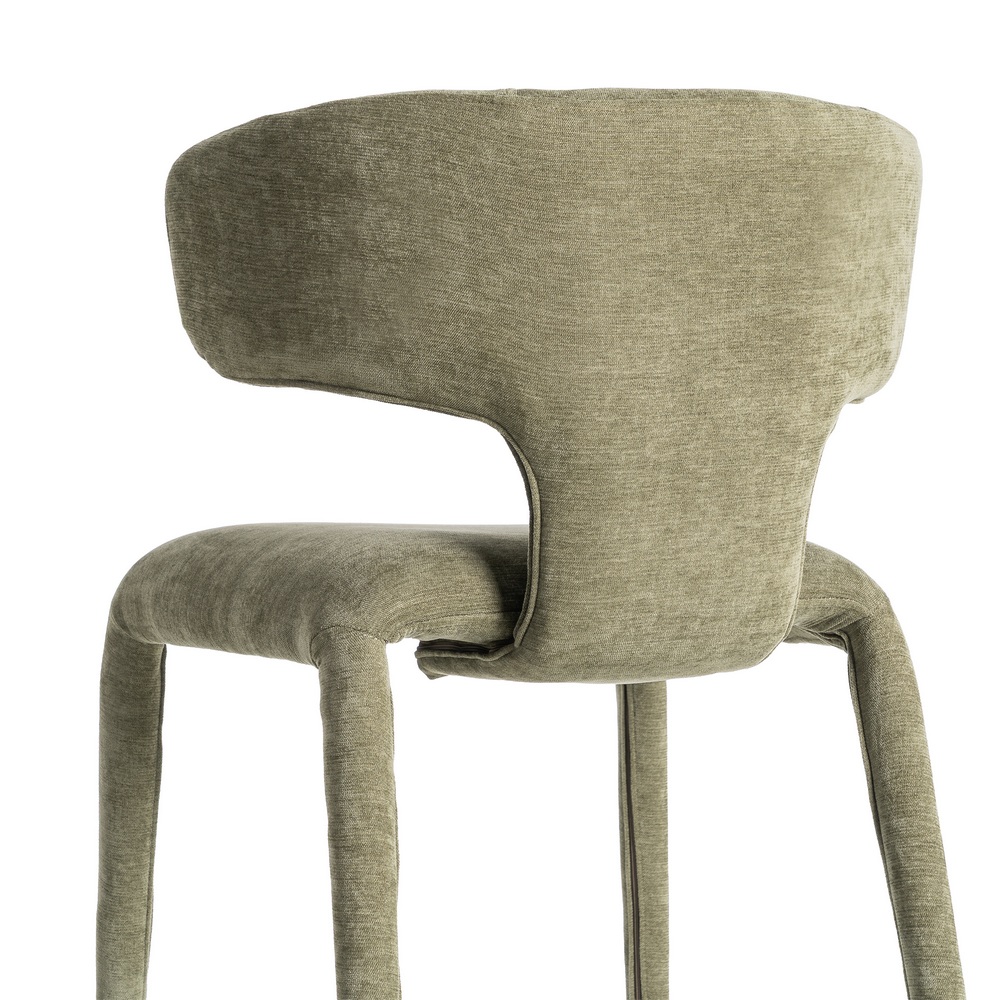 SILLA VERDE TEJIDO 58 X 55 X 76 CM - Imagen 5