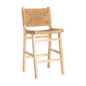 TABURETE NATURAL MADERA 45 X 46 X 94 CM