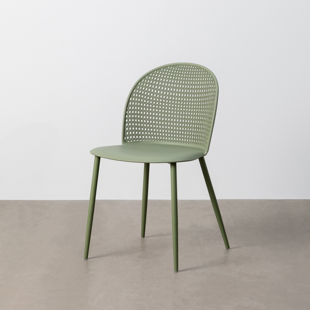 SILLA VERDE PP-METAL CONTRACT 51 X 46 X 80 CM