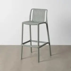 TABURETE VERDE POLIPROPILENO EXTERIOR 52 X 55 X 100 CM