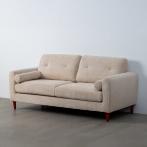 SOFÁ CREMA TEJIDO SALÓN 195 X 87