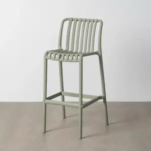 TABURETE VERDE POLIPROPILENO EXTERIOR 51 X 50 X 102 CM