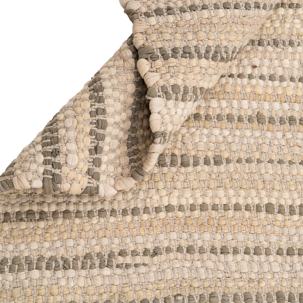 ALFOMBRA NATURAL ALGODÓN DECORACIÓN 160 X 230 CM - Imagen 2