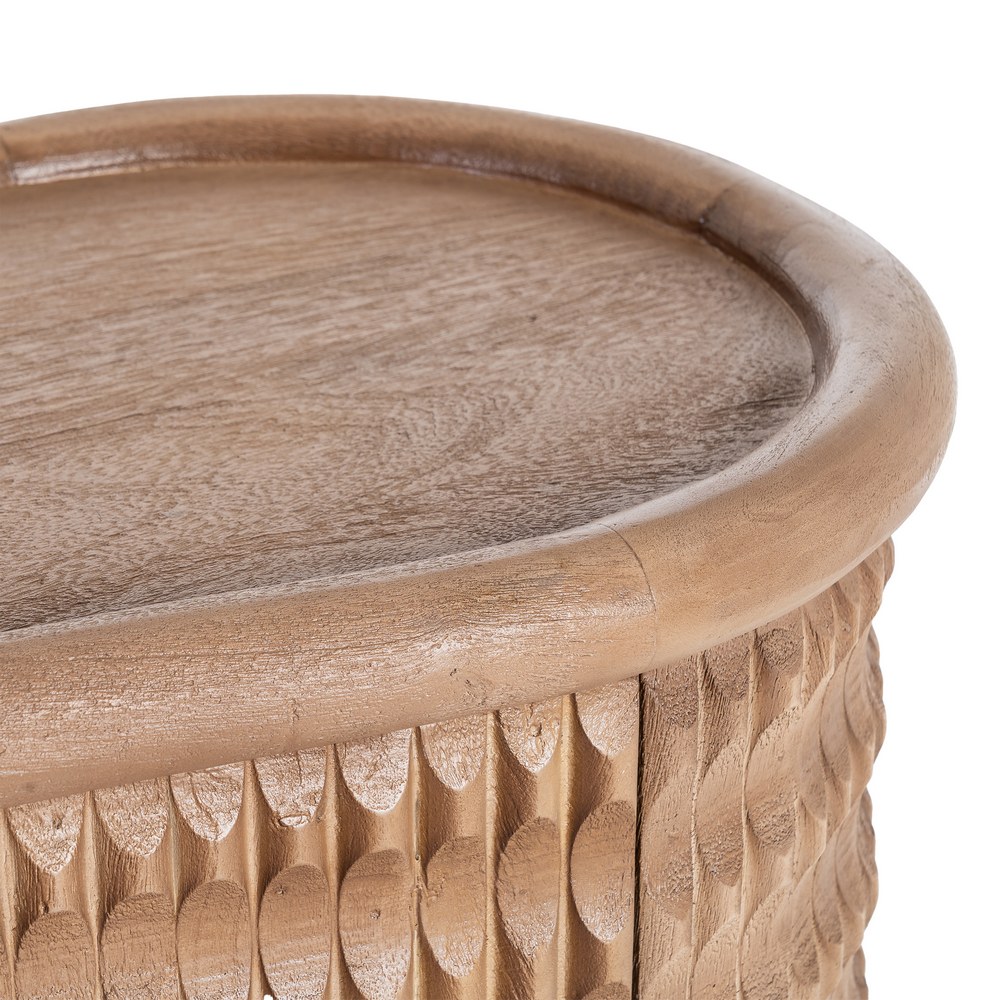 APARADOR NATURAL MADERA DE MANGO SALÓN 168 X 40 X 58 CM - Imagen 5