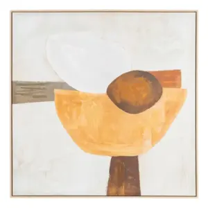 CUADRO IMPRESIÓN ABSTRACTO LIENZO 100 X 4 X 100 CM