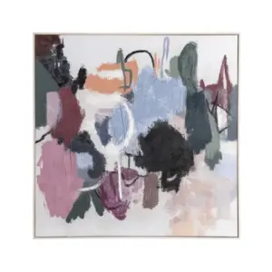 CUADRO PINTURA ABSTRACTO MULTICOLOR 100 X 4,50 X 100 CM